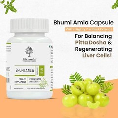 Life Aveda Bhumi Amla Capsules, Pack Of 60 Capsules Y372
