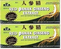 Red Panax Ginseng Extract 12 years old Roots 6000 Mg Premium 2 Box (60 Bottles)