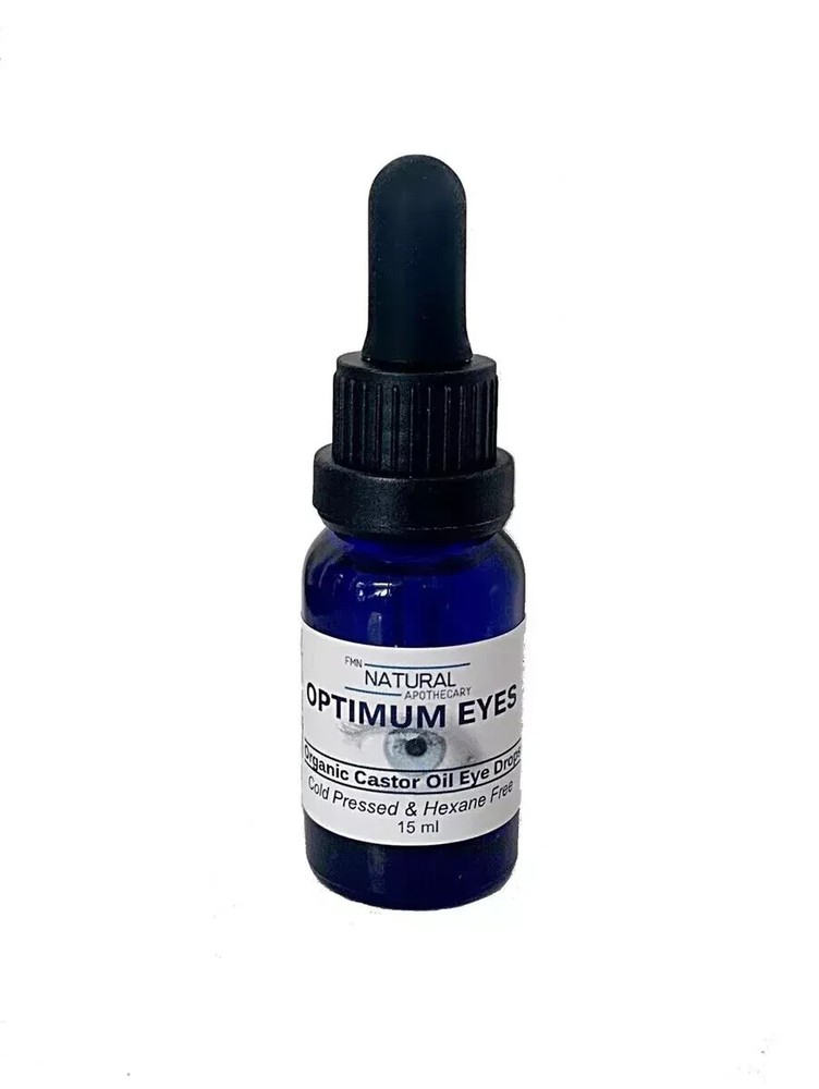 Natural Organic Castor Oil Eye Drops Dry Eyes Cataracts Pharmaceutical Grade