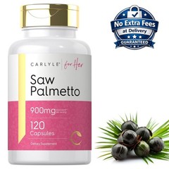 Extracto de Saw Palmetto 900mg 120 Cápsulas 60 Porciones Serenoa repens Berry
