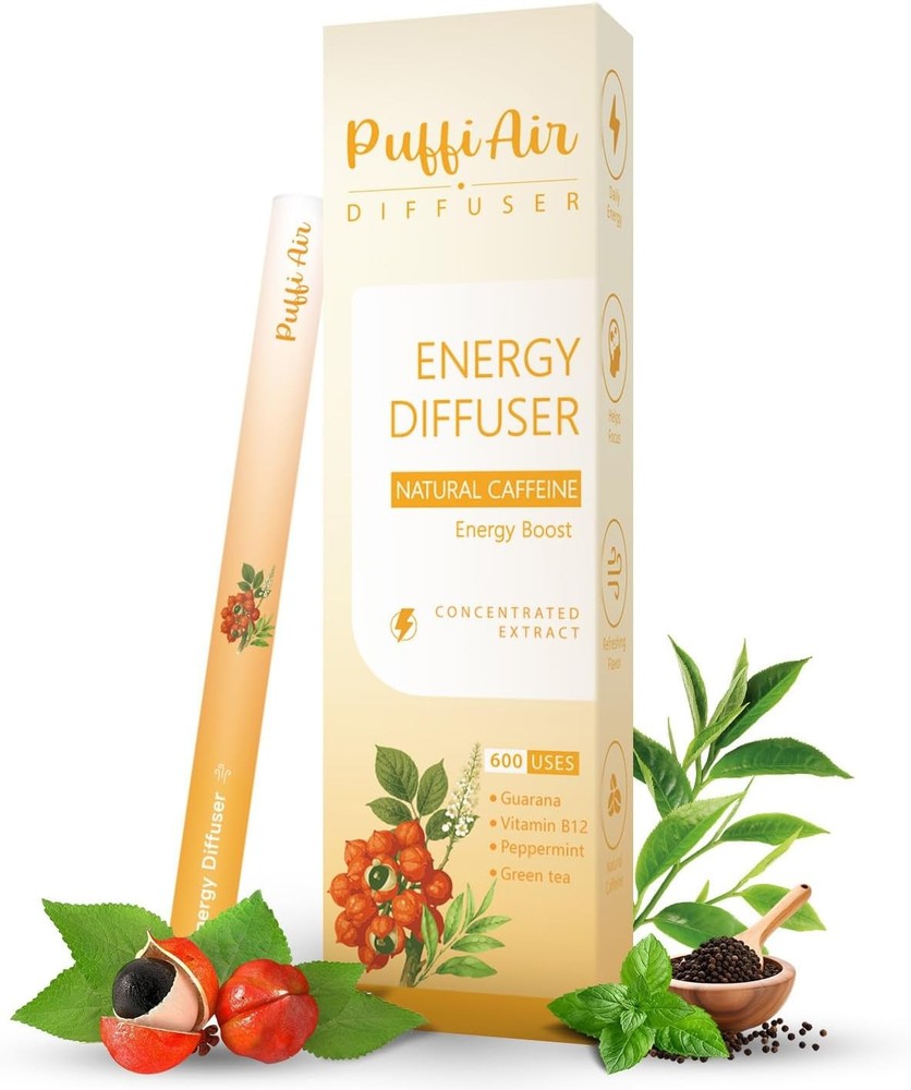 Energy Herbal Diffuser with Guarana Of Mullein/Thyme/Mint Reduce Stuffy Noses