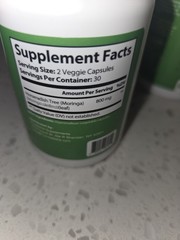 1 Pack Moringa Dietary Supplement Bottles 60 Capsules Each Expiration 06/27