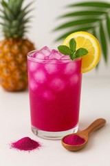 USDA Certified Superfood Organic Freeze-Dried Pitaya Powder Dragon Fruit