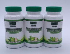 3 Noni 500Mg Fruit Extract Powerful Immune System Antioxidant Energy Boost Pills
