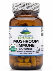 Pure Mountain Botanicals Mushroom Immune Support – USDA Certified Organic