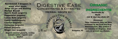 Digestive Ease Tincture | Organic | For Indigestion, Gas & Digestive Support