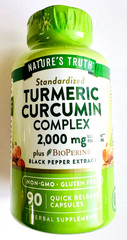 Nature’s Truth TURMERIC CURCUMIN COMPLEX w/BioPerine – 2000mg 90 Caps 01/2027