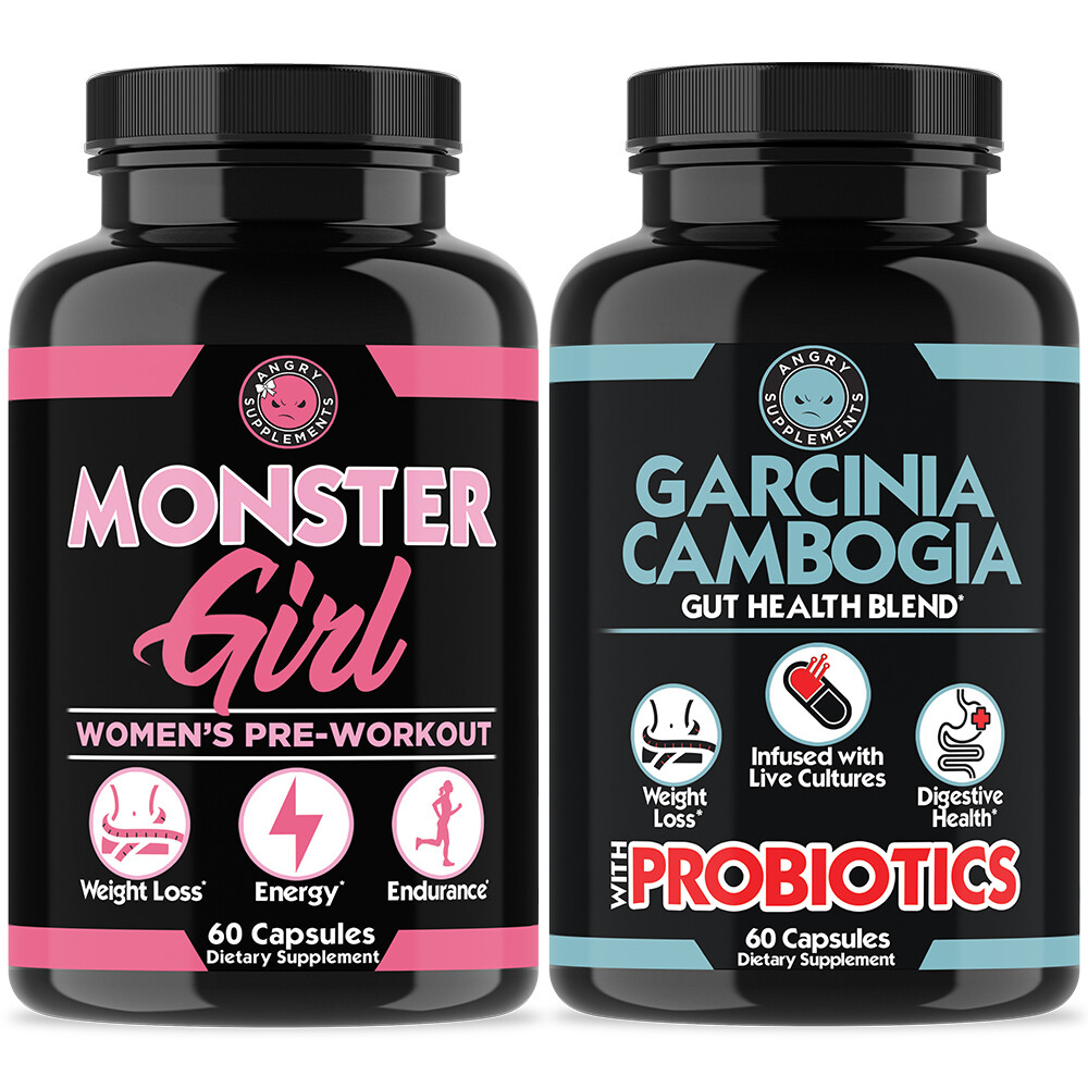 Monster Girl and Garcinia Cambogia- Probiotics Combo, 2-PK