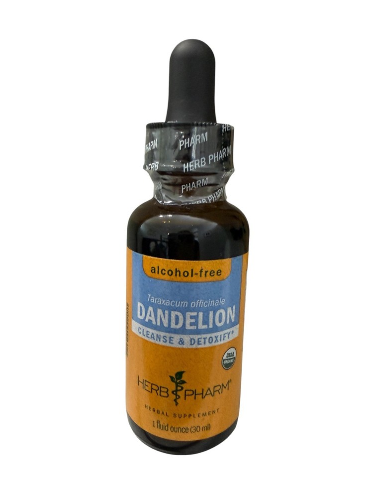 Dandelion Extract 1 Oz Herb Pharm Orgnanic Non GMO Cleansing Vegan Liquid Drop