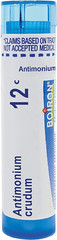 Boiron Antimonium Crudum, 80 Pellets, Homeopathic Medicine for Indigestion