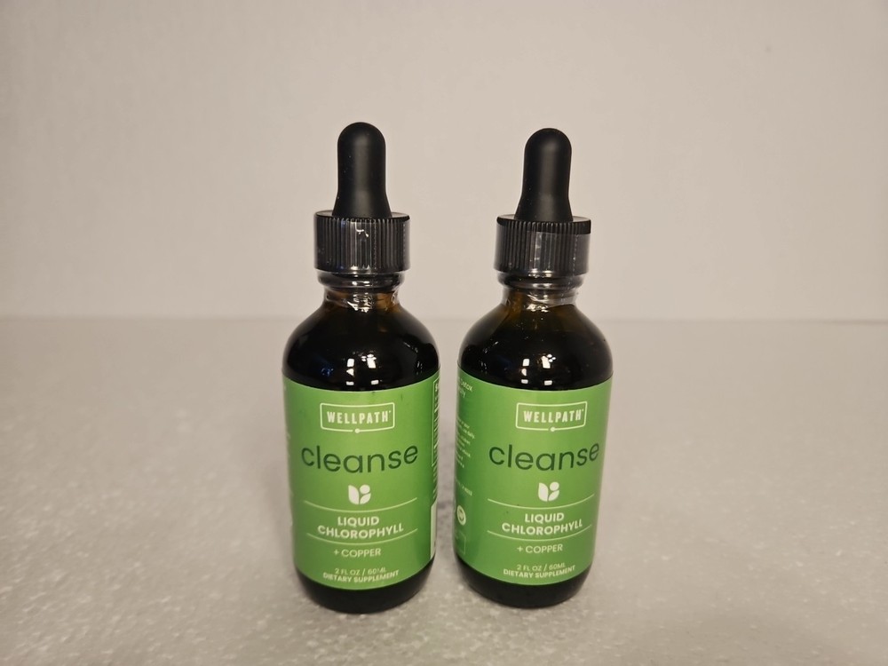 Organic Chlorophyll Drops 2oz Liquid Chlorophyllin Extract + Copper