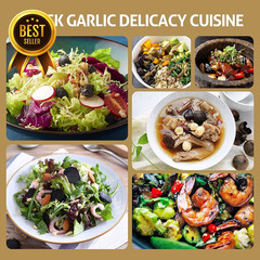Black Garlic 908g 2 lb Jar Whole Peeled Aged 90 Days Ready to Eat No Preservativ