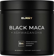 Organic Black Maca Root with Ashwagandha -Highest Potency 40,000mg 40x Strength