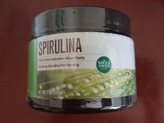 WHOLE FOODS New Spirulina Powder Organic 100% Pure Non-Gmo Antioxidant Immune
