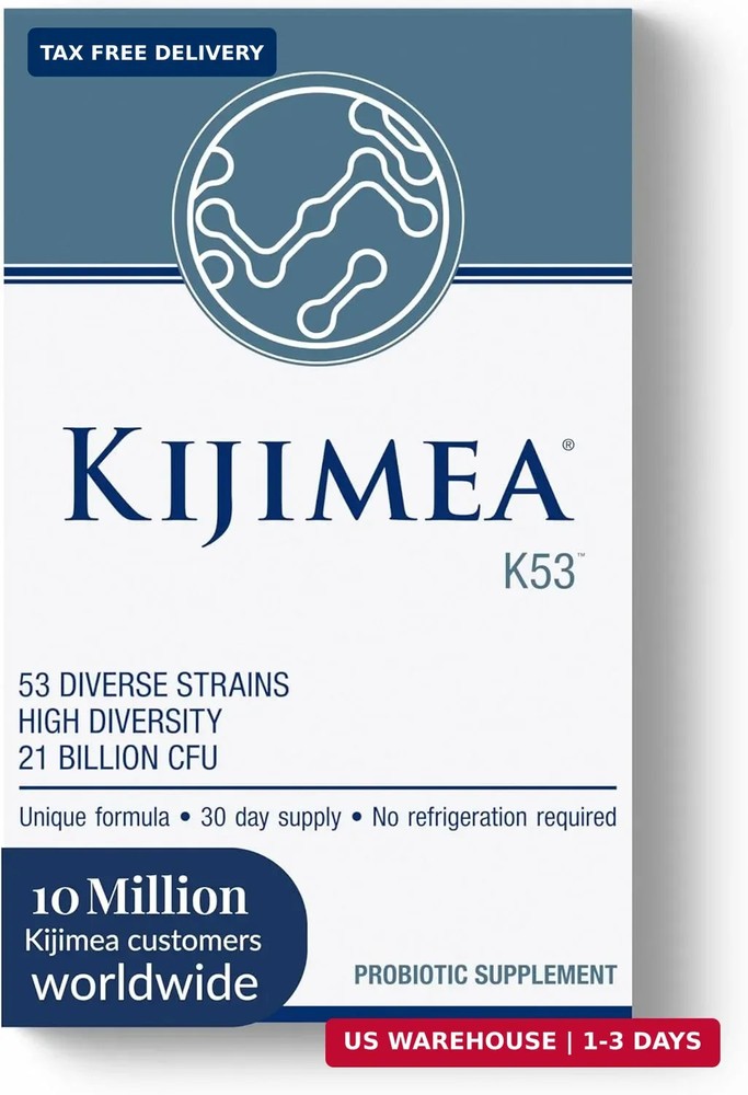 Kijimea K53, 53 synergistic probiotic strains, High Diversity, Zinc & Vitamin B6