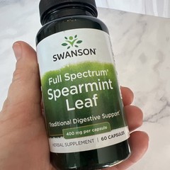 Swanson Spearmint Leaf (Mentha Spicata) – Full Spectrum Herbal Supplement