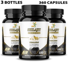 Himalayan Premium Pure Shilajit 360 Caps, IMPROVES VIGOR-VITALITY 3 Pack