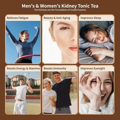 Beleeplanner Ginseng Five Treasures Kidney Detox 75 Teabags Herbal 7 Ingredients