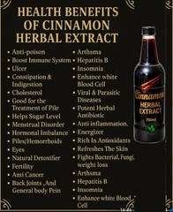 Cinnamon Herbal Extract 750ml Pure & Natural .A Daily Wellness Boost