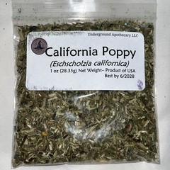 California Poppy (Eschscholzia californica) C & S – 1 oz. poly bag