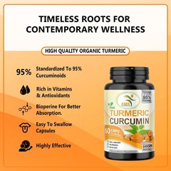 TURMERIC 95% CURCUMIN 10,000mg TUMERIC PILLS ANTIOXIDANT ANTI AGING 2 x BOTTLES
