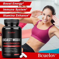 Male Enhancement enhancer Maca Ginseng extract 30-120 capsules Improves Stress