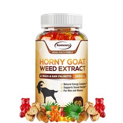 Horny Goat Weed Extract 1560mg – Maca, Saw Palmetto – Men Testosterone Booster