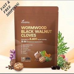NEW LUXRY Vivonu Wormwood Black Walnut Cloves 240 Softgels FAST SHIPPING