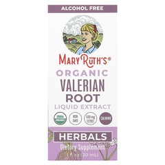 Organic Valerian Root Liquid Extract, Alcohol Free, 590 mg, 1 fl oz (30 ml)