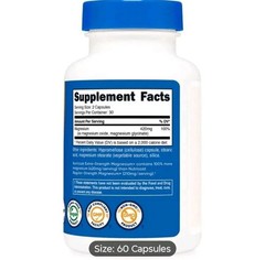 Nutricost Magnesium+ Extra Strength 420mg, 60caps, 30servings – EXP07/2028