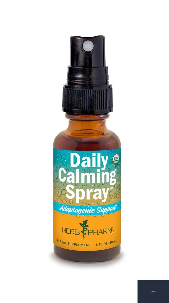 Organic Herbal Liquid Spray 1 Ounce Bottle Ashwagandha Lemon Balm