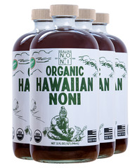 Healing Noni ® – Certified Organic Noni Juice – 4 x 32oz