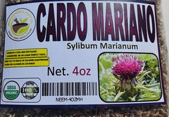 Cardo Mariano 4oz, Milk Thistle Herbs, Liver Cleanser, Higado Graso Hierba/te