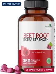 Futurebiotics Beet Root Extra Strength, Non-GMO, 360 Vegetarian Tablets