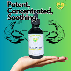 Spearmint Leaf Extract Non-Alcohol Organic Liquid Herbal Drops Digestive Aid 2oz