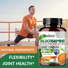 Glucosamine Chondroitin Turmeric MSM Triple Strength Joint Support 2100mg