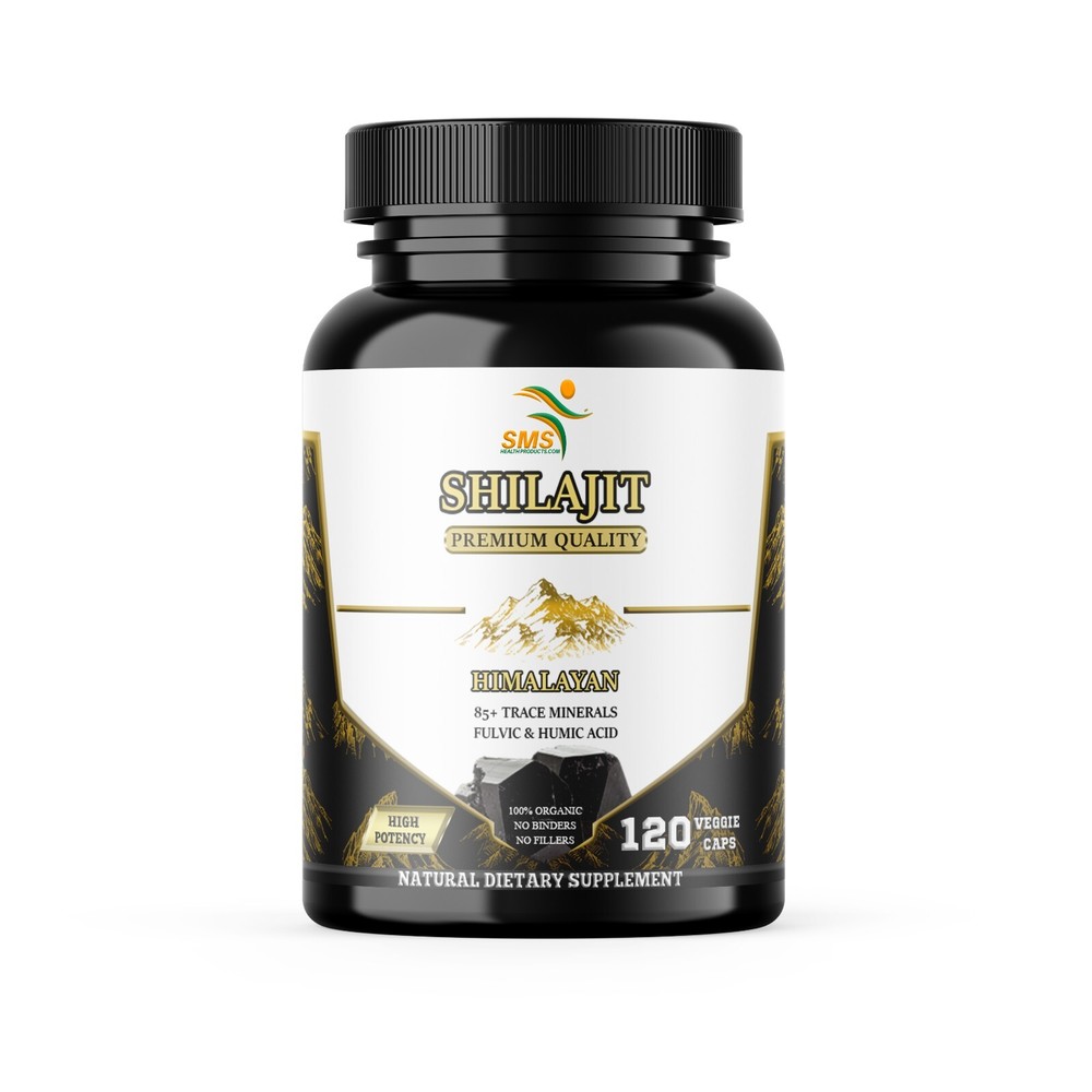 Himalayan Premium Pure Shilajit 120 Caps, IMPROVES VIGOR-VITALITY USA
