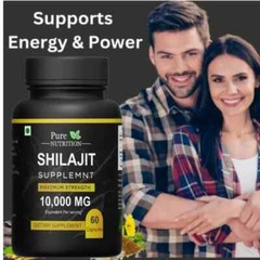 Himalayan Pure Shilajit 60 cap Naturally Occurring Fulvic Acid IMPROVES VIGOR