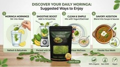 100% Pure Moringa Powder 100g | Finest Quality | No Artificial Colours