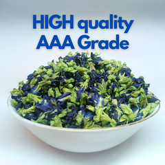 Blue Butterfly Pea Flowers Whole Dried Blue Tea 100% Pure Natural Herbal Drink
