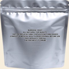 BURDOCK ROOT The Freshest It Can Be Ever Fresh Powder Ground 100 V Capsules