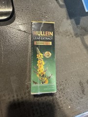 Purafina Mullein Leaf Extract Drops 60000mg 2 fl oz Vegan Liquid Oral