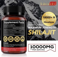 2Pack Pure Himalayan Shilajit, Soft Resin, Organic Extremely Potent, Fulvic Acid