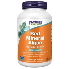 NOW Foods Supplements, Red Mineral Algae 180 Count (Pack of 1), Beige/Cream