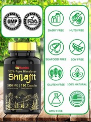 tnvitamins Shilasjit Capsules 2400 MG – 180 | 180 Count (Pack of 1)