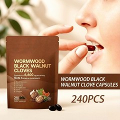 VivoNu Wormwood Black Walnut Cloves – Natural Cleanse & Metabolism, 240 Softgels