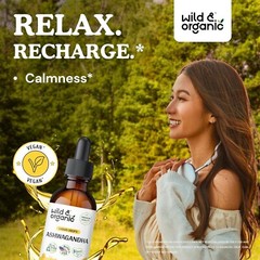Ashwagandha Liquid Drops – Fast-Absorbing Ashwagandha Root Extract for Calm & Re