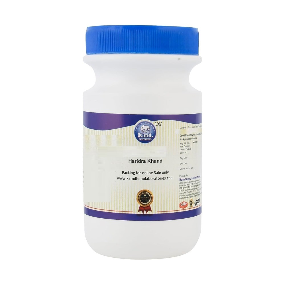 Kamdhenu Haridra khand granules 200 gram treat skin rashes, itching, acne