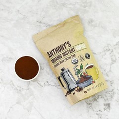 Anthony’s Organic Instant Coffee,14oz, Ultra Fine Microground, Gluten Free, Arab