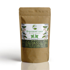 Premium Spearmint Leaves Dried Cut Loose – 100 % Natural – Mentha Spicata